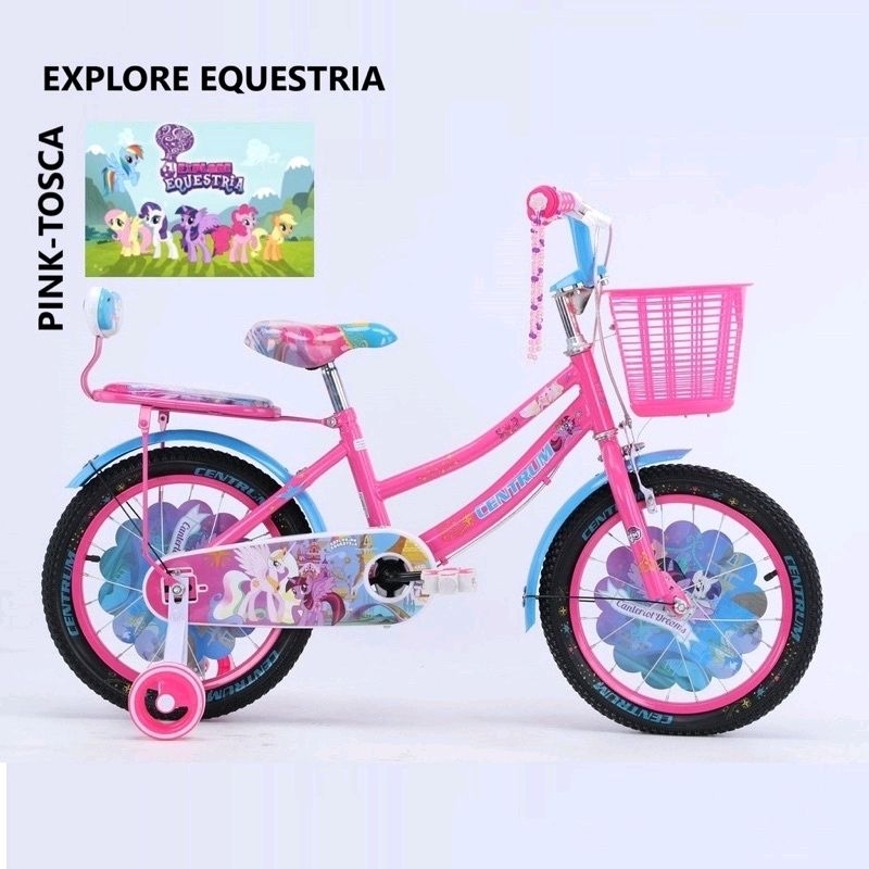 Sepeda Mini Centrum CT1102-3 16 18 Inch Little Pony Hi-Ten Steel