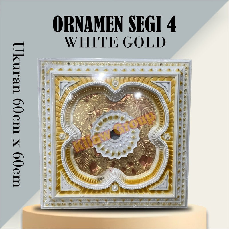 ORNAMEN LAMPU 6060 / ORNAMEN PLAFON PVC