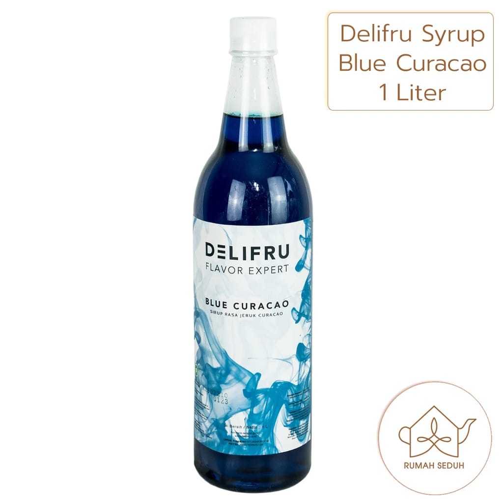 

Syrup Delifru Blue Curacao 1000ml - Delifru Sirup Rasa Blue Curacao Premium 1 Liter - Sirop Rasa Jeruk Curacao Asli Merk Delifru 1000 ml