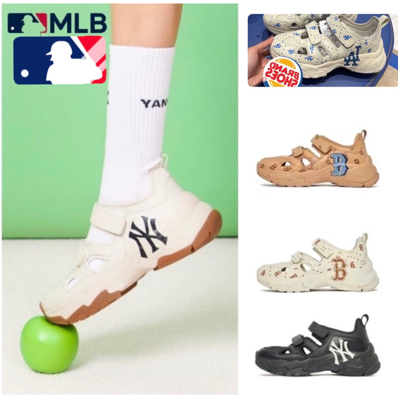 Sepatu Sneakers MLB NY Bigball Chunky NY/Boston/La Dodgers/B Dia Monogram