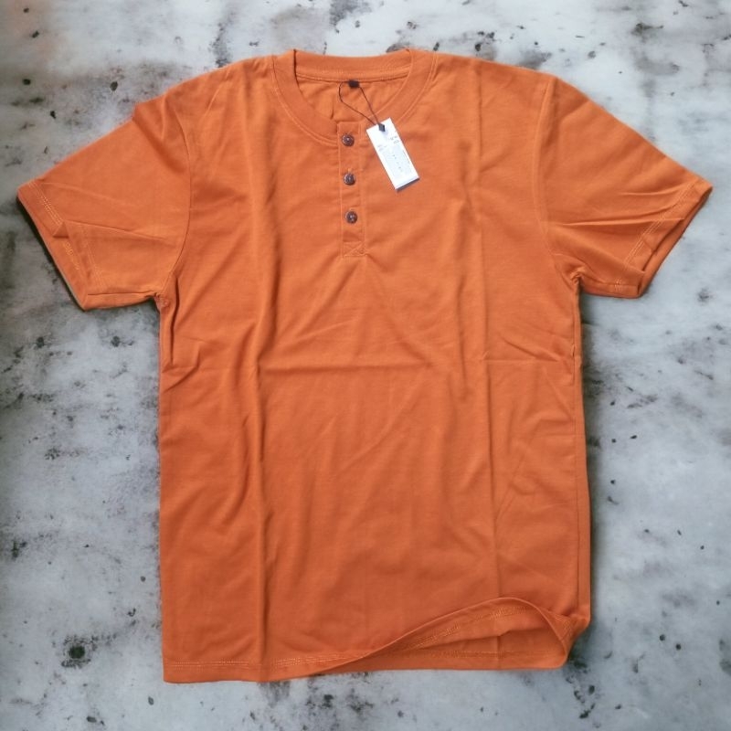 KAOS HANLEY LENGAN PENDEK / KAOS PRIA LENGAN PENDEK / KAOS KANCING PRIA LENGAN PENDEK