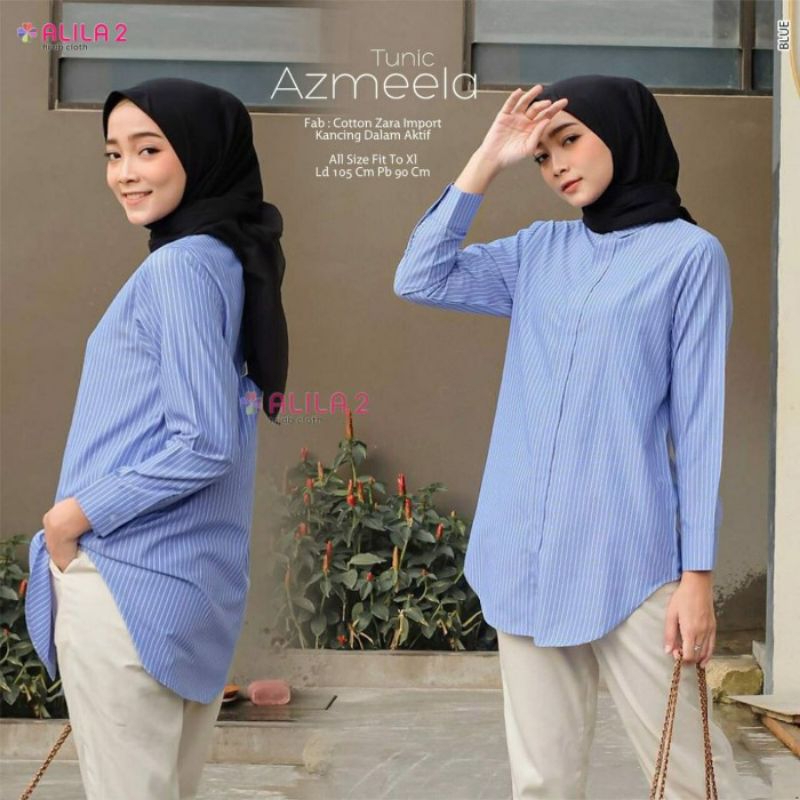 Azmeela tunik atasan salur by ALILA