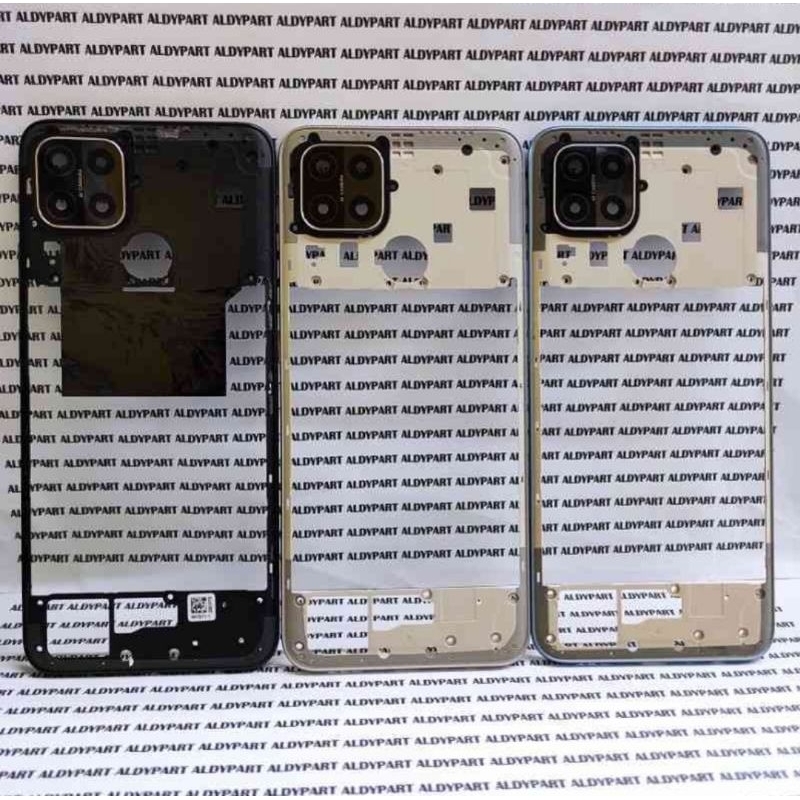 BEZEL TULANG TENGAH OPPO A15 A15S ORIGINAL