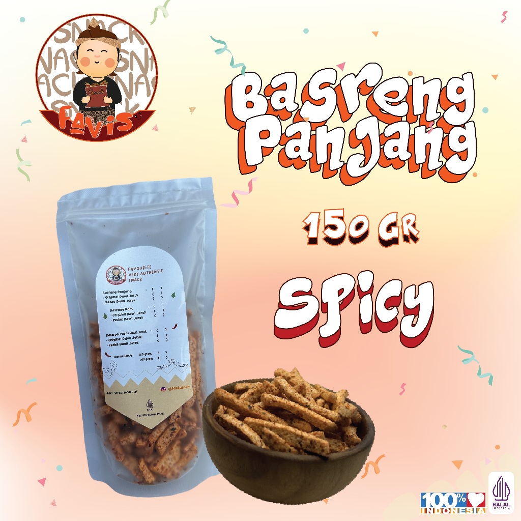 

Basreng Panjang Pedas Daun Jeruk 150gr