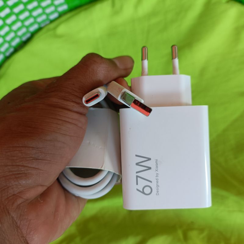 charger Xiaomi 67 watt asli copotan bawaan hp