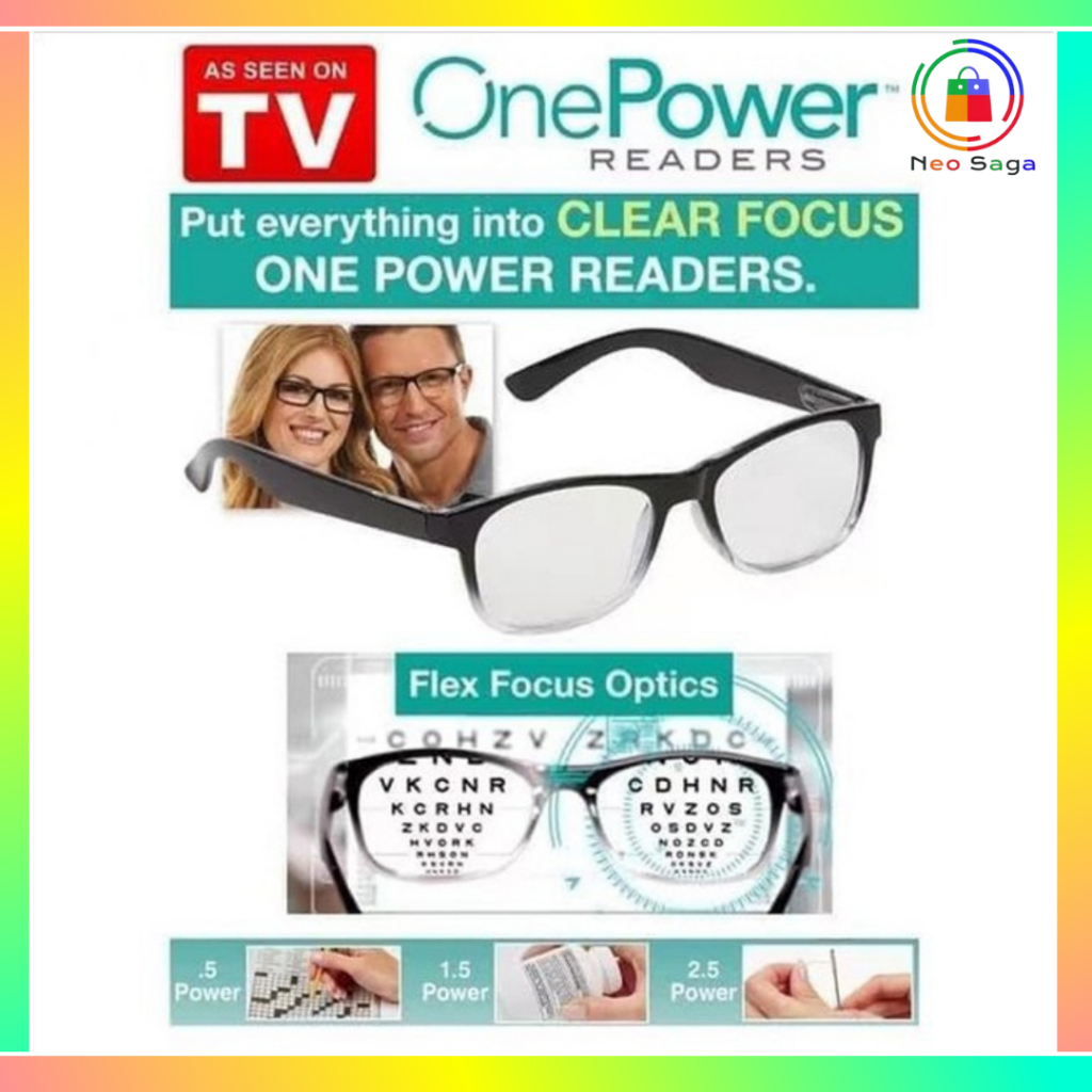 One Power Readers Kacamata Baca Plus Auto Focus Kaca Mata Ajaib Fokus Otomatis