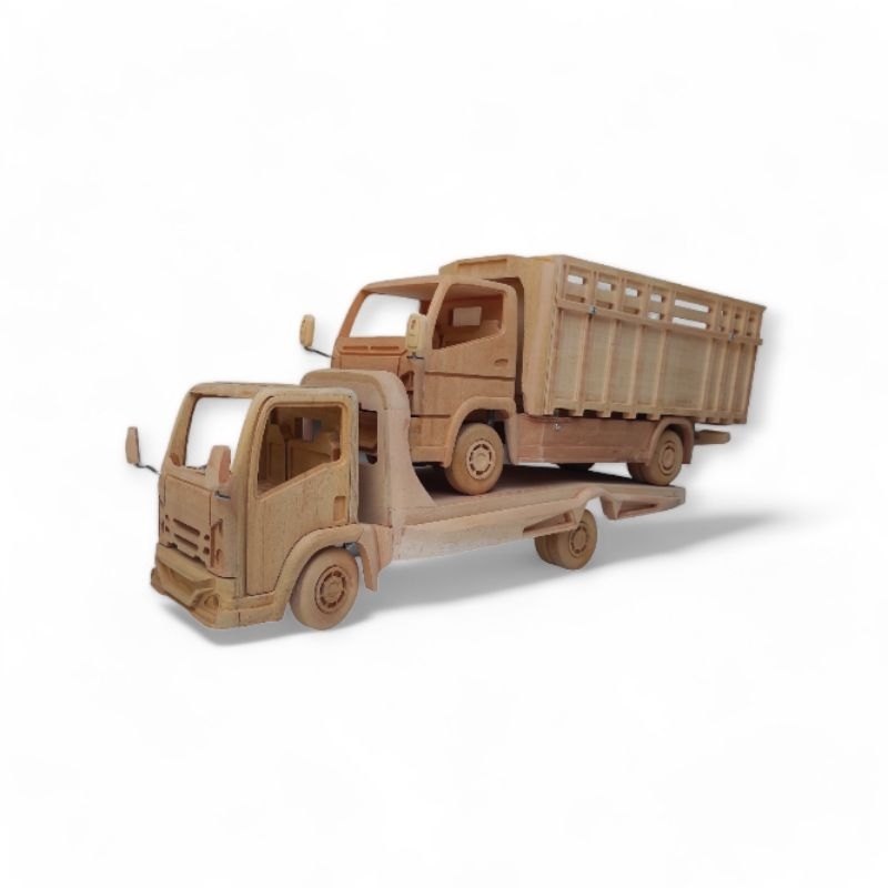 Miniatur Truk GIGA Towing Mentahan Mbois skala 14