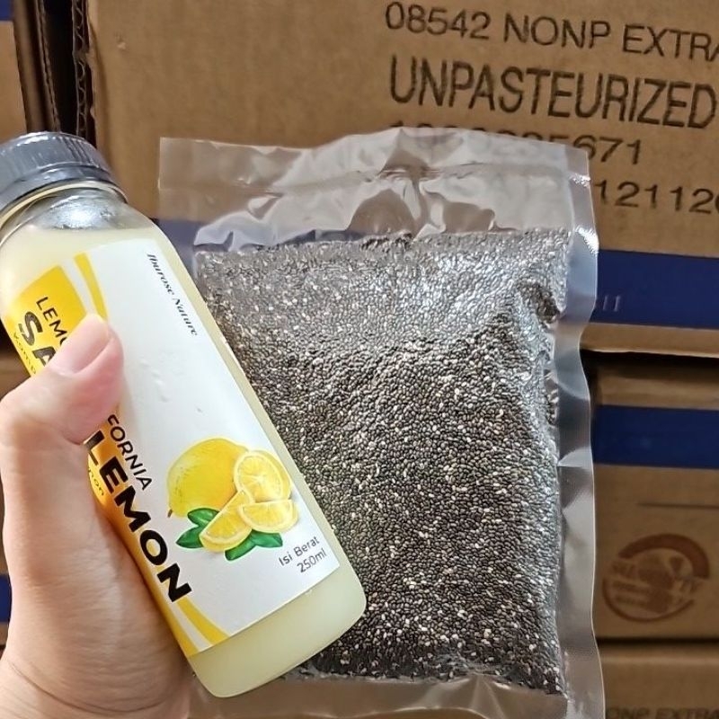 

BUNDLING SARI LEMON 250ml + CHIA SEED 250gr TERLARIS
