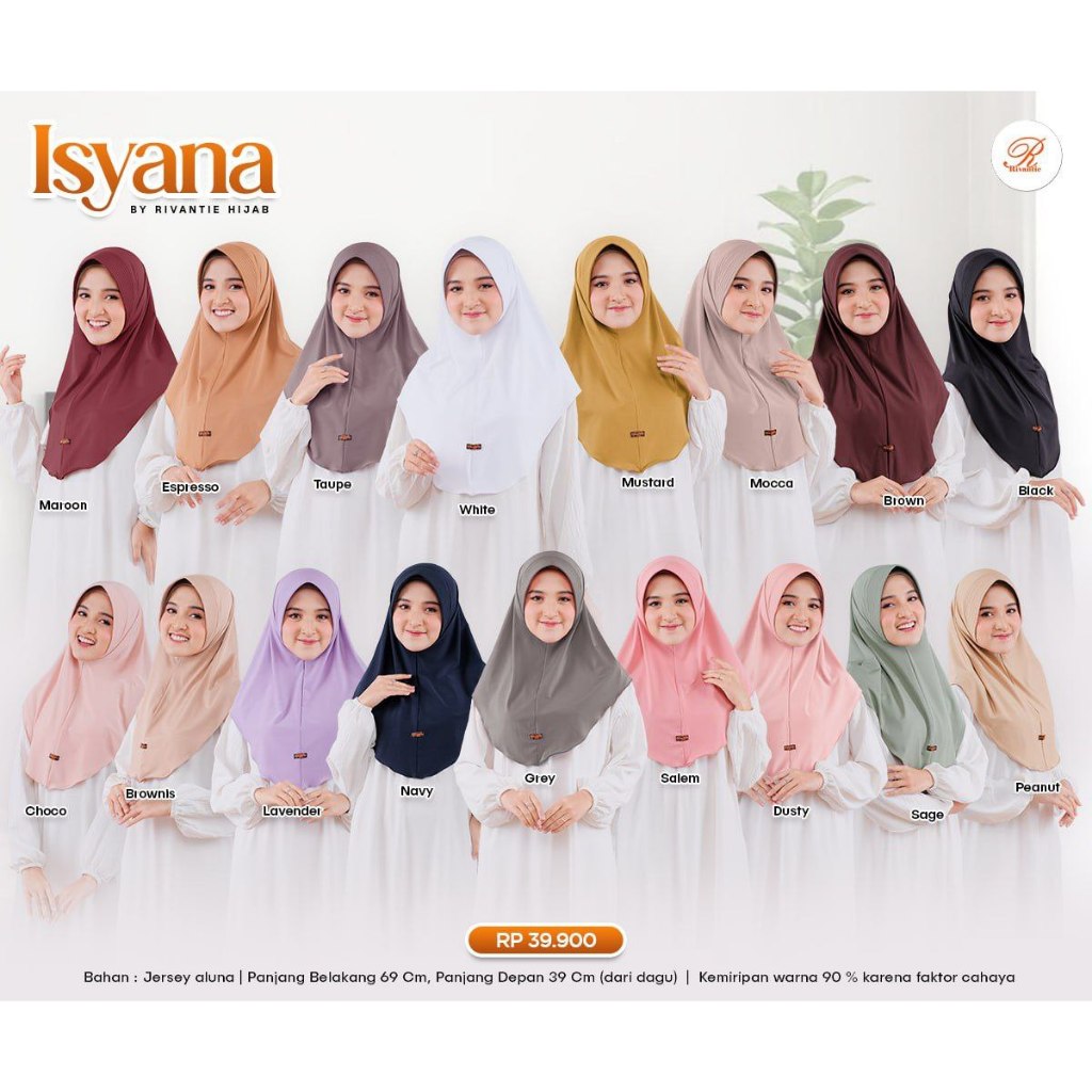 RIVANTIE Hijab  ISYANA / HARGA TERMURAH