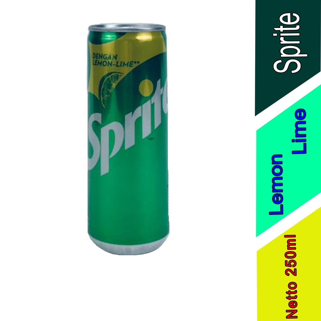 

Minuman Soda Kaleng - Sprite - Minuman Lemon Lime - 250ml