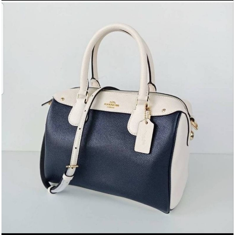 Tas Wanita COACH Mini Bennet Color Block Navy White