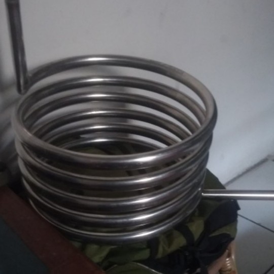 Pipa spiral stainless ¾ inch 19mm custom