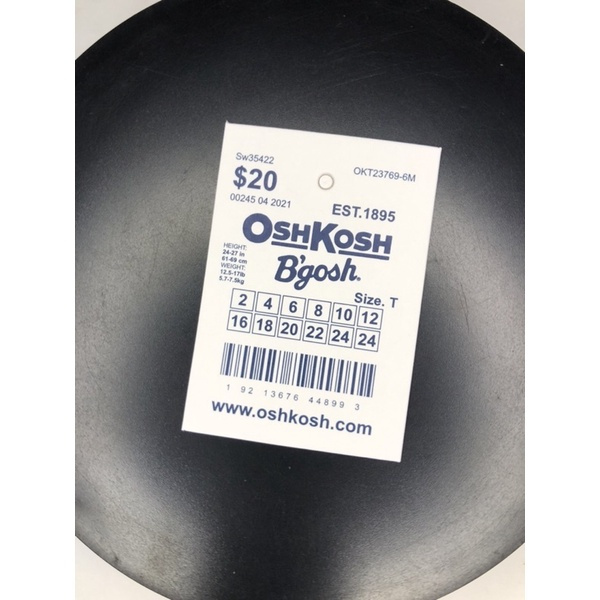 

OSHKOSHY LABEL TAG HANGTAG SUPER PREMIUM CO 1X DIKIRIM 120PCS