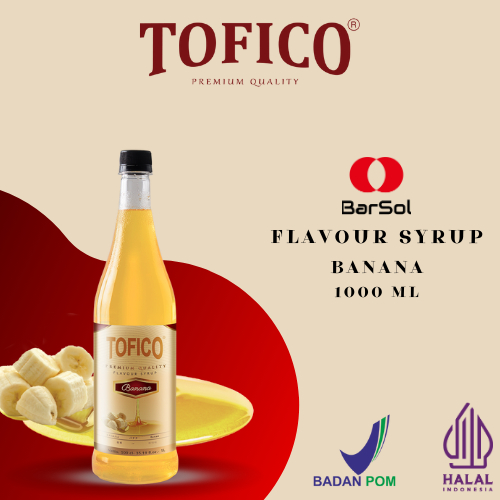 

Tofico Syrup Banana 1000 Ml - Barsol Indonesia