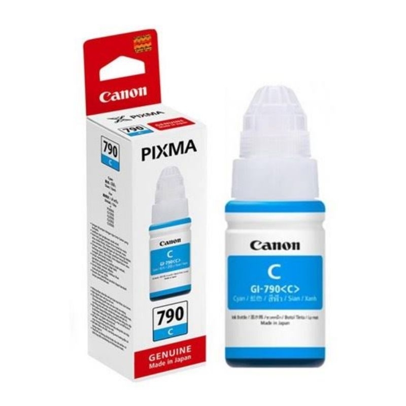 Tinta Canon PIXMA GI-790 untuk utk printer Canon G1000 G1010, G2000, G2002, G2010, G2012, G3000, G3010, G4000, G4010