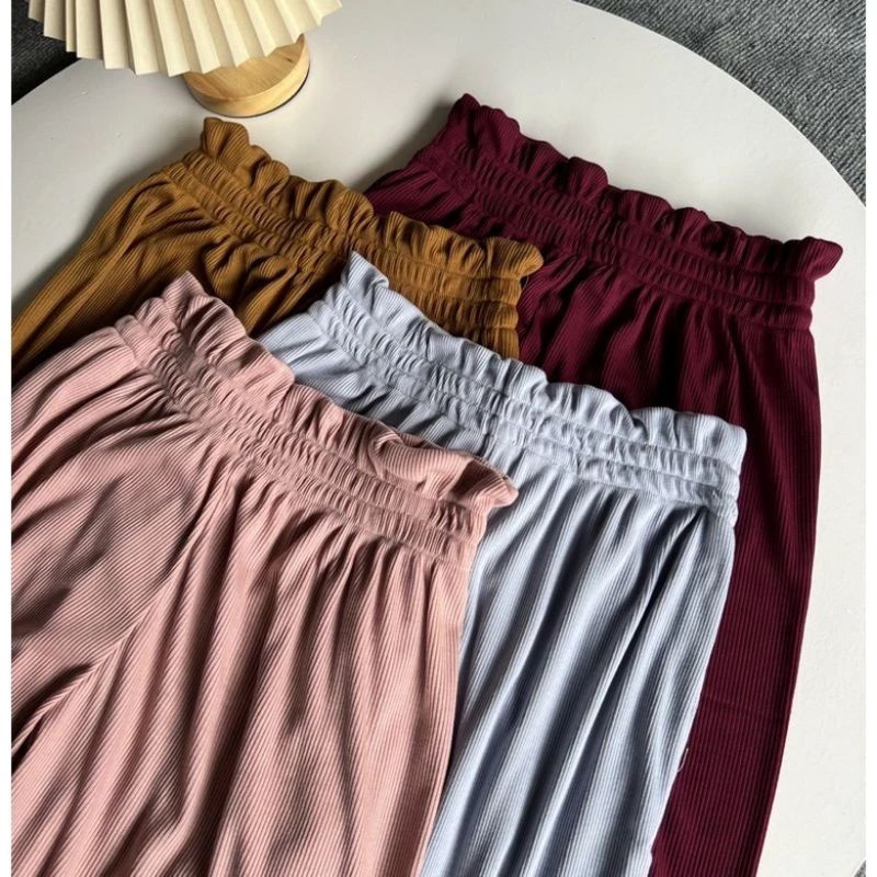 CELANA KULOT KNIT RIB HIGHWAIST/ CELANA KULOT RIB PREMIUM