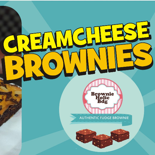 

NOB Brownies Cream Cheese Fudgy Size 20x 10 cm kotak