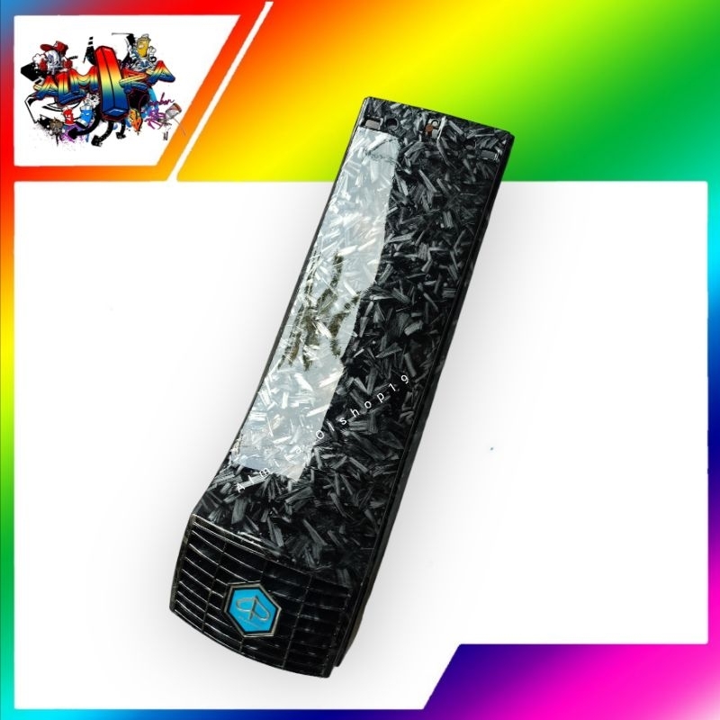 Hidung Dasi vespa New px ekslusif Excel Carbon Celup Motif Forged