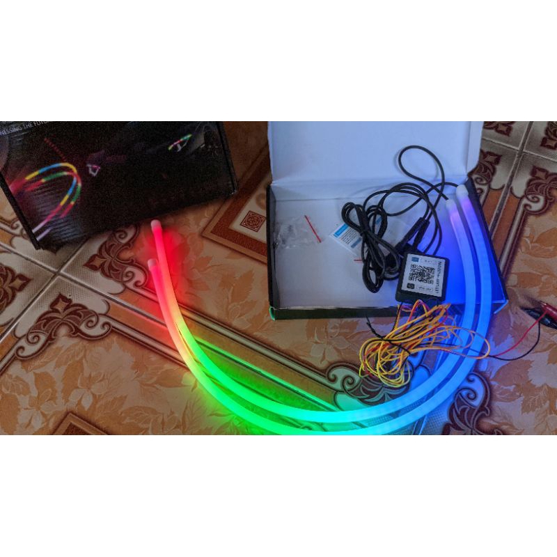 lampu Alis drl RGB konek Hp, ada welcome light, sein running no bintik