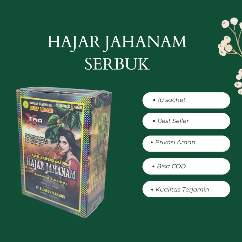 Herbal Hajar Jahanam Serbuk