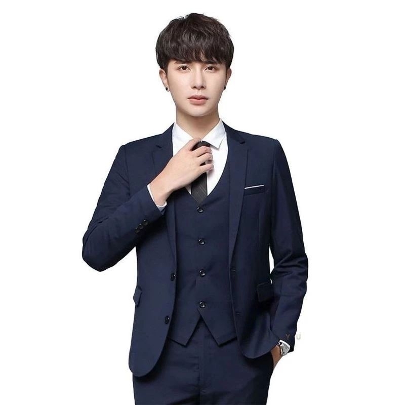 JAS BLAZER PRIA SLIMFIT KANCING 2/ WEDDING/WISUDA/KANTOR [COD]