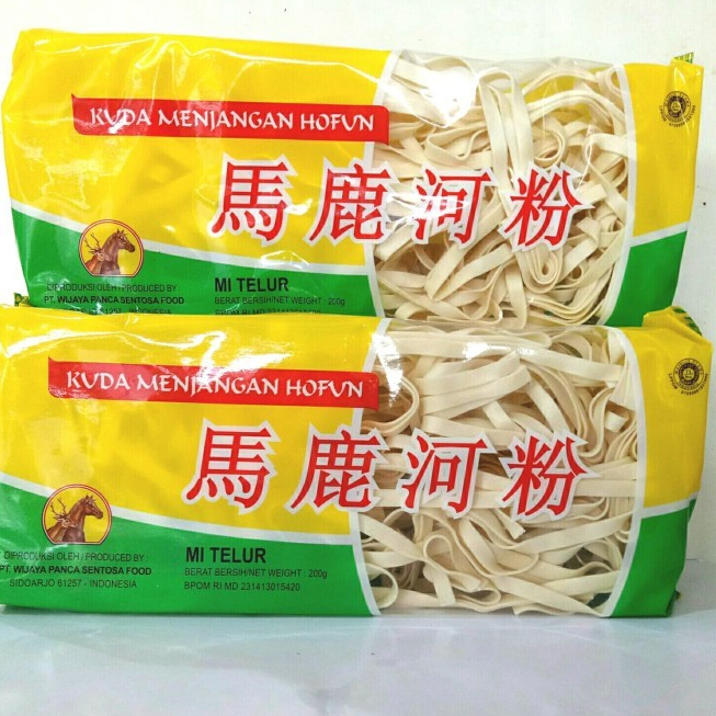 

MIE TELOR KUDA MANJANGAN HOFUN 200GR - MIE KWETIAU KUDA MENJANGAN