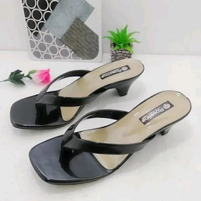 Sandal Wanita kekinian Sandal JEPIT WANITA TERBARU SANDAL KEKINIAN hak 5 CM