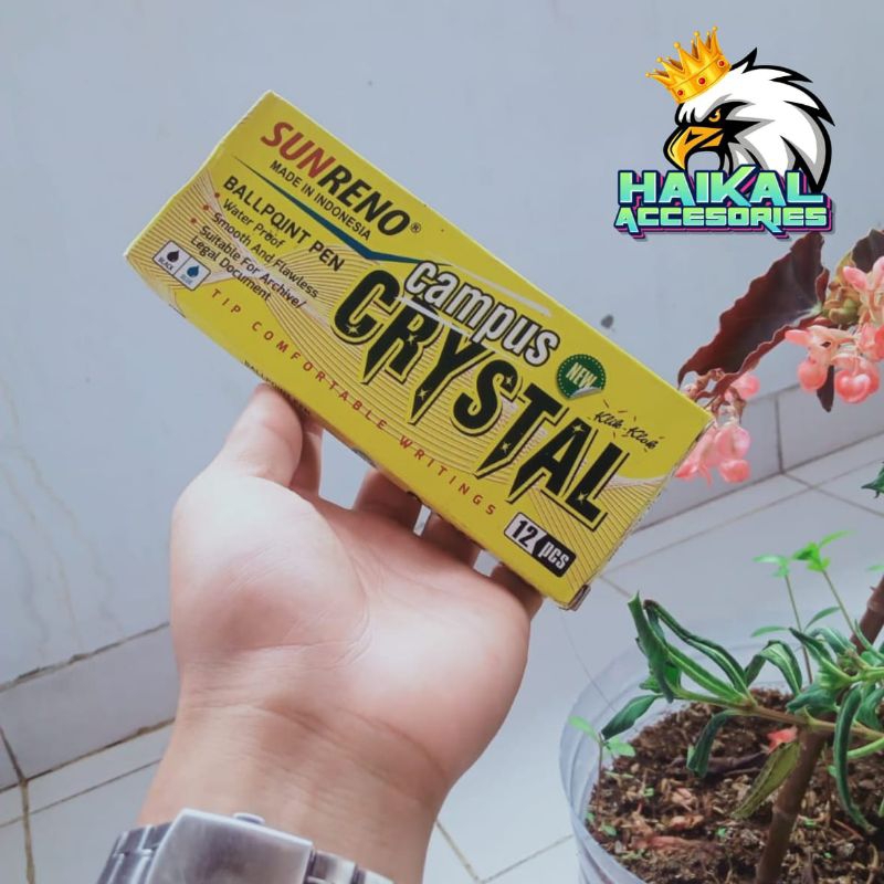 

Pulpen SUNRENO CRYSTAL Isi (12pcs)
