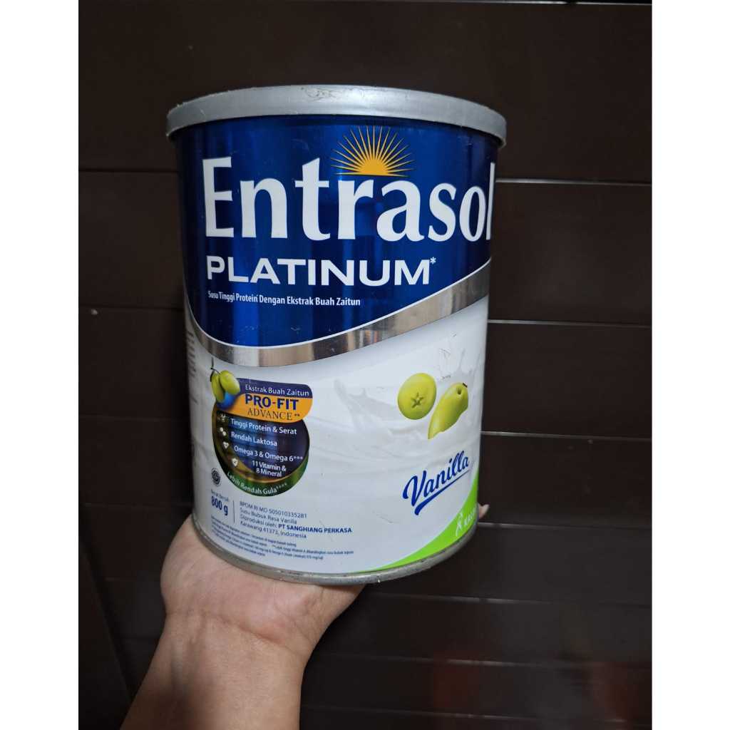 

SUSU ENTRASOL (rijek kemasan) PLATINUM 800gr // ENTRASOL SENIOR 400gr