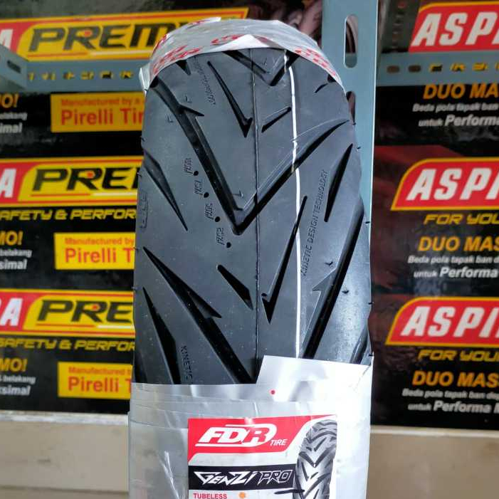 Ban Motor FDR Genzi Pro 120/80-17 Tubeless Ring 17 Gratis Pentil