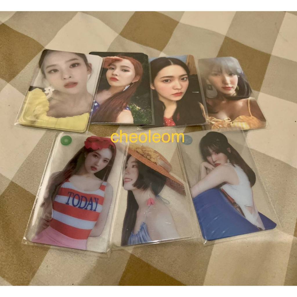 RED VELVET - SUMMER MAGIC Album Photocard Wendy Seulgi Joy Irene Yeri PC Clear Card  Extras