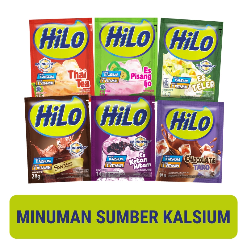 

HiLo Dessert 10 Sachet / 1 Renceng - Minuman Sumber Kalsium - Pilih Rasa di Varian (Tidak Bisa Mix Rasa)