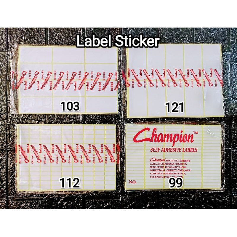 

Label Sticker