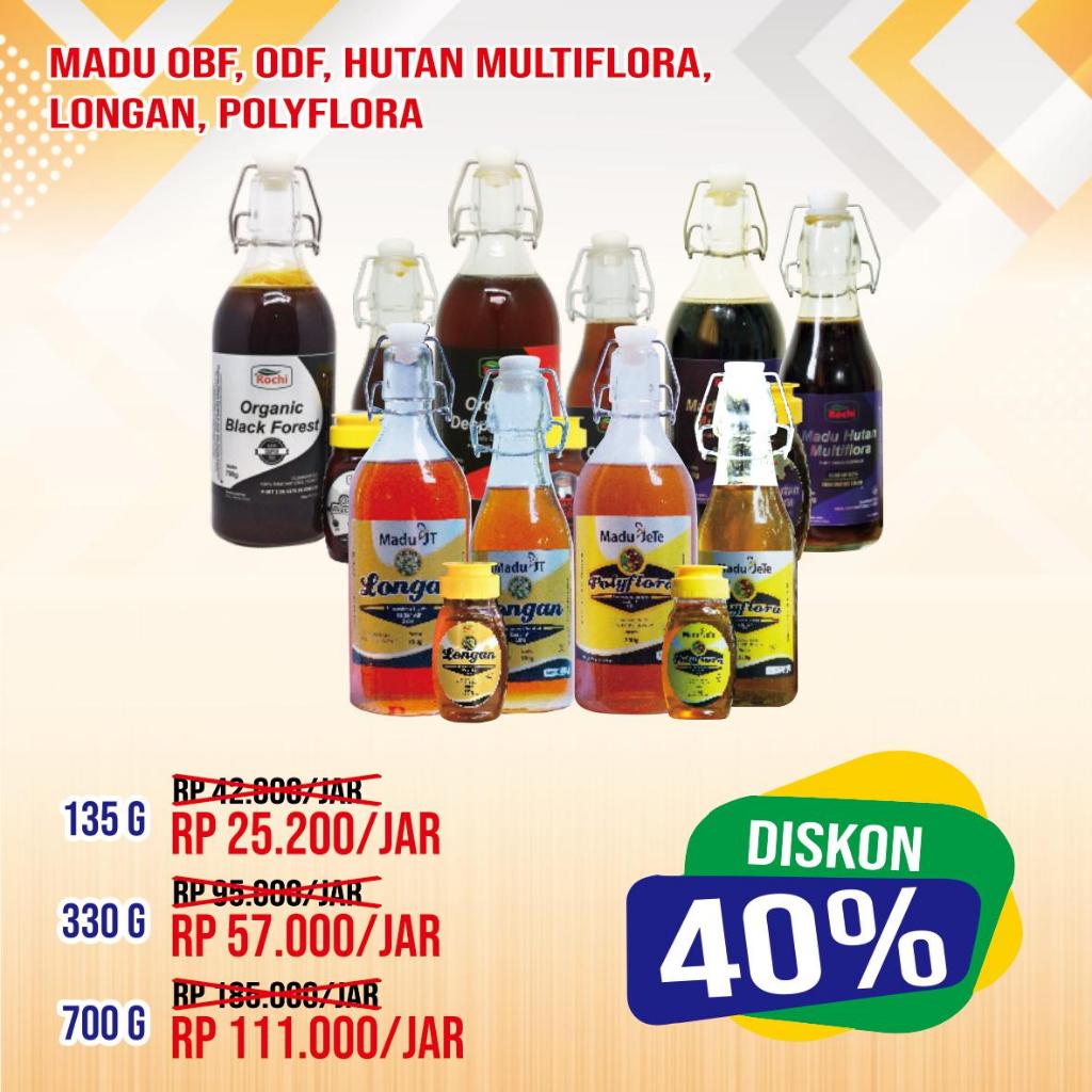 

Organic Deep Forest TP135gr POM MD Madu Merah Mentah Murni Hutan Riau