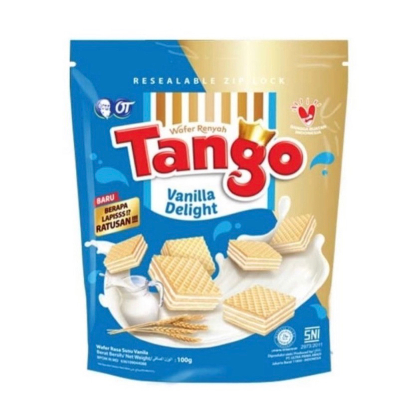 

Tango Wafer Vanila Pouch 100 gram