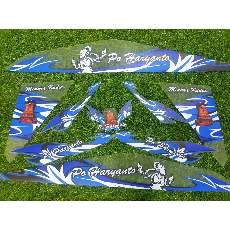 STRIPPING TRANSPARAN HONDA BEAT FI LIVERY BUS PO HARYANTO DARK