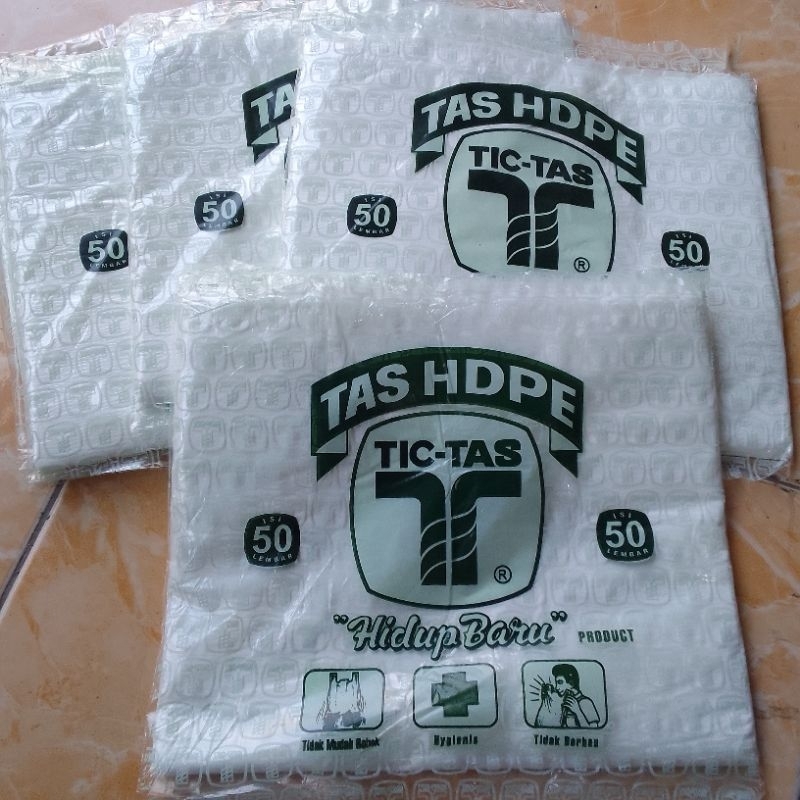 Tas HDPE kantong kresek waskom hajatan putih kresek polos baskom tasyakuran