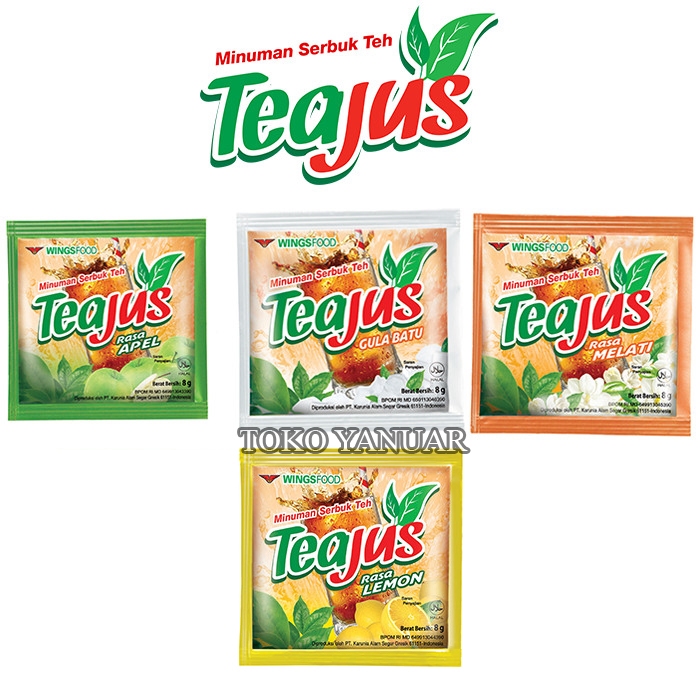 

Tea Jus Sachet 1Pak isi 6Renceng (60Sachet)
