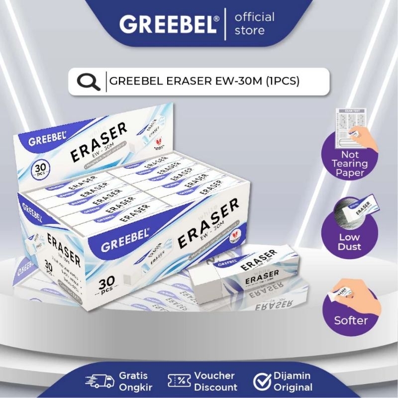 

Penghapus Greebel isi 30pcs