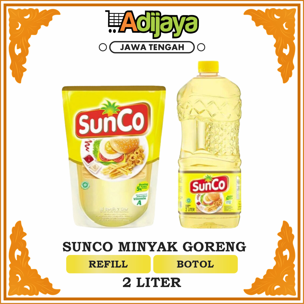 

Sunco Cooking Oil Minyak Goreng / Minyak Goreng 2 Liter / Botol / Refill