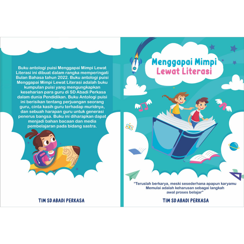 

Buku menggapai mimpi lewat literasi