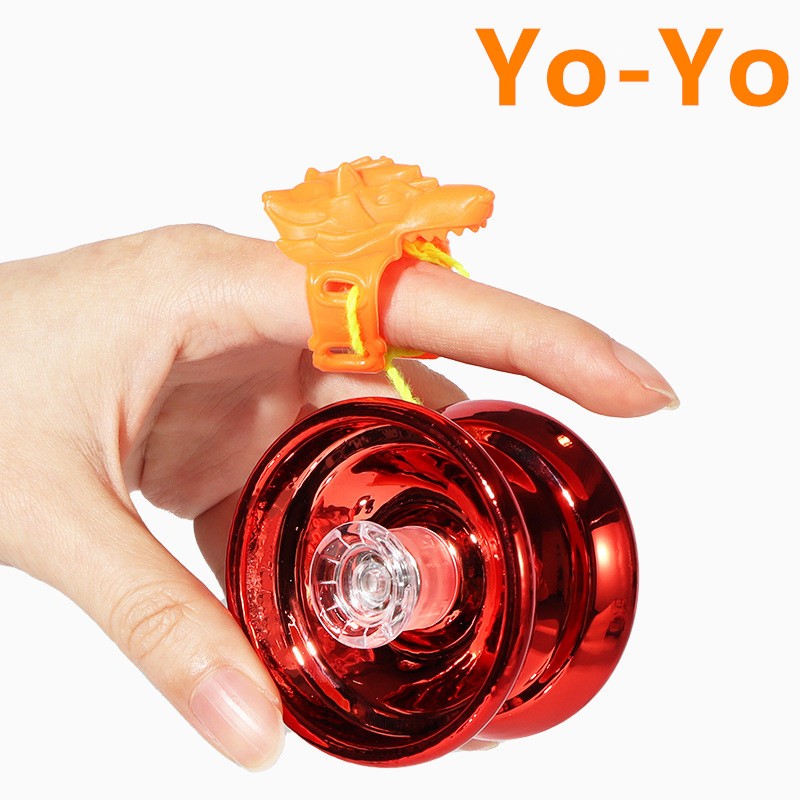 YoYo Profesional Bahan Lampu Led Aluminium Alloy Yoyo Magic Responsive Kecepatan Tinggi Main Mainan 