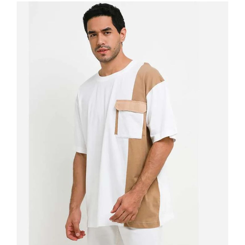 Tolliver Clap Pocket Oversized S/S Tee Pria Kaos READY tampilan casual tampilan casual urban dengan 