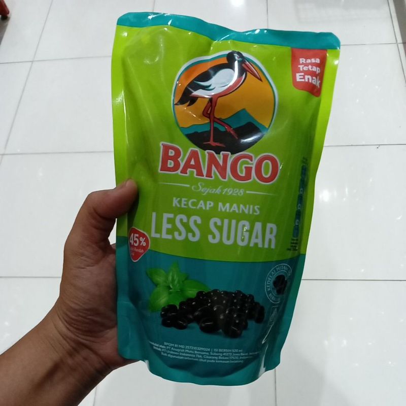 

Mahbubah - Bango 520 ml Kecap Manis Less Sugar Refil