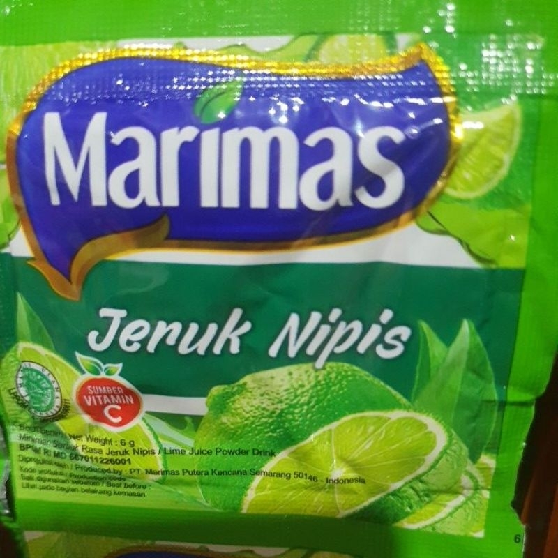 

Marimas Jeruk Nipis 1renceng (10pcs)