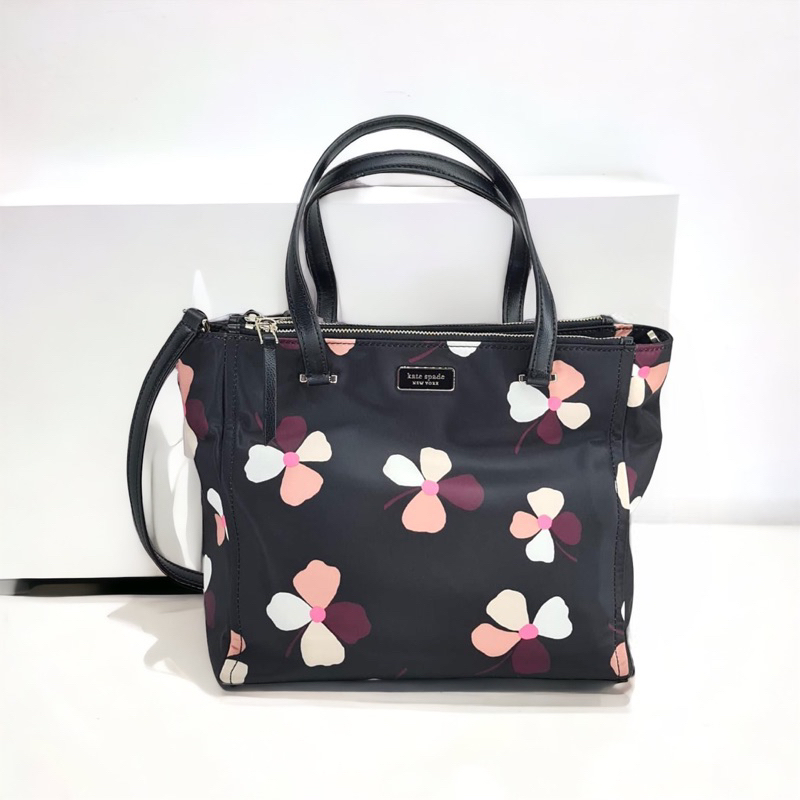Original Kate Spade Dawn Dusk Buds Medium Satchel Handbag
