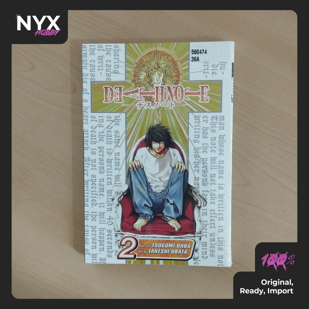 Death Note Manga Komik English Import Volume 2