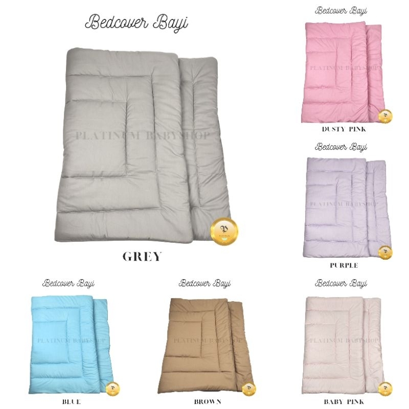Platinum Baby | Bedcover Bayi Katun CVC UK 95 x 70 cm