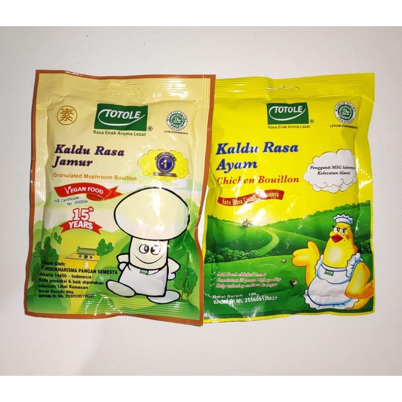 

Totole Rasa Jamur 80 g atau Totole Rasa Ayam Baru 100 g BARU / Admin Fast Respon