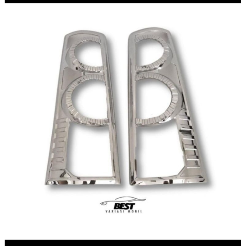 garnish list cover lampu belakang chrome Avanza Xenia 2007-2011